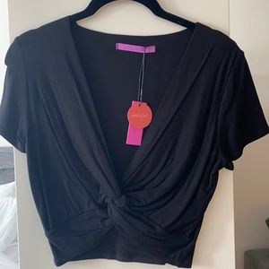 NWT black Crop